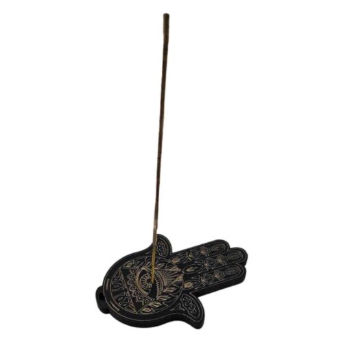 Підставка для пахощів дерев'яна «Рука Фатіми» хамса 12,5х9,5х0,8 см