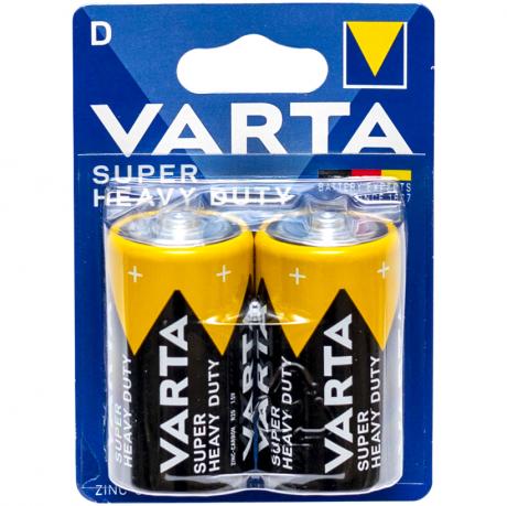Батарейки R2O Varta Super heavy duty, блістер 2 шт
