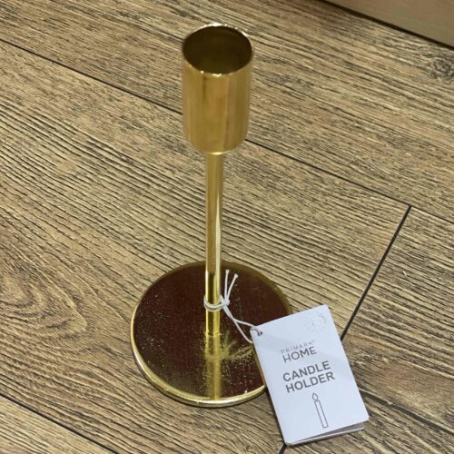Підсвічник металевий на ніжці Primark золото