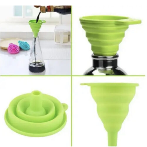 62fcdc22-99ee-4085-8bea-abc29e265d13.jpg Лійка силіконова розкладна 8 см