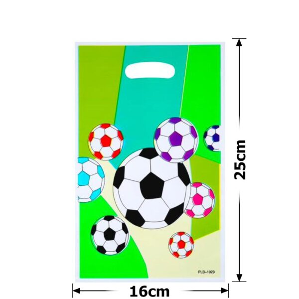 Пакет подарунковий ПВХ (16*25) 10 шт "Футбол"