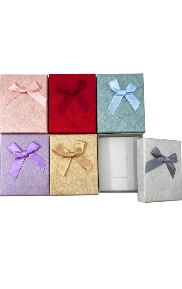 Коробочка для прикрас з паралоновою подушкою (9*7*3 см) мікс кольорів