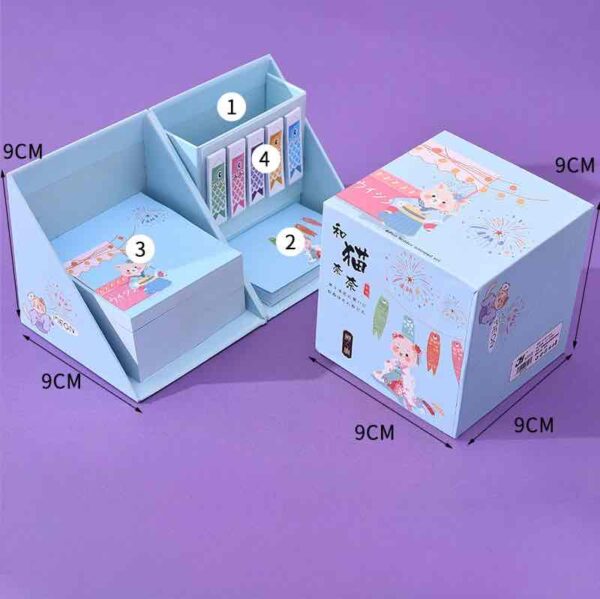 Набір папір для нотаток "Post it note" з органайзером канцтоварів