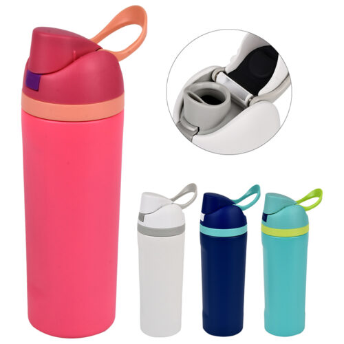 Термос однотонний 570 мл нержавіюча сталь мікс кольорів