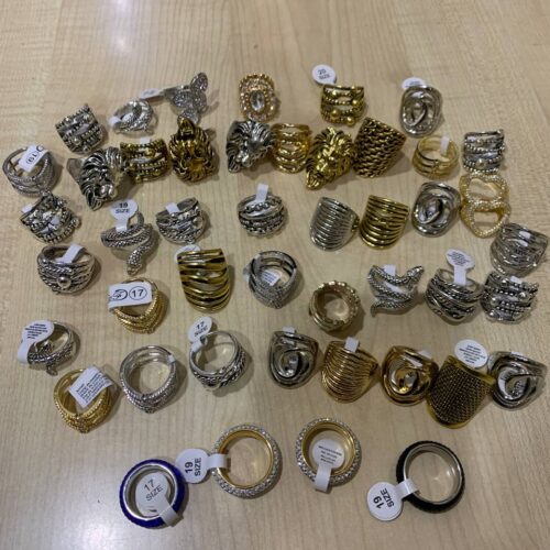 Каблучка жіноча металева мікс