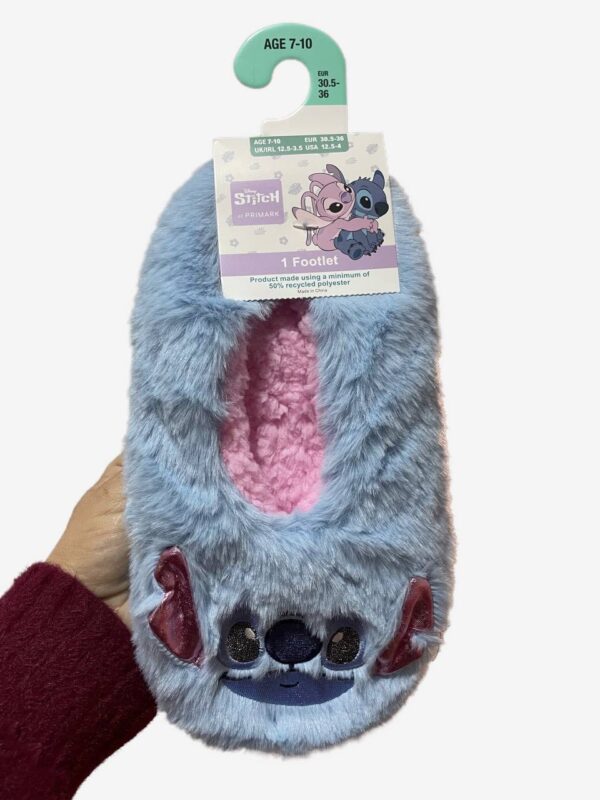 Тапочки-балетки дитячі "Stitch/ Стітч" Primark білі