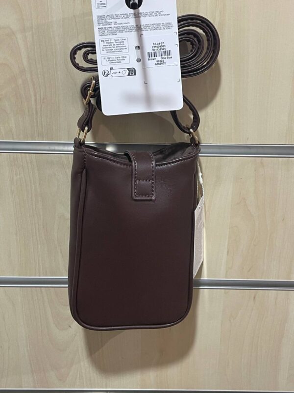 Сумочка-міні Primark для телефону замша коричнева