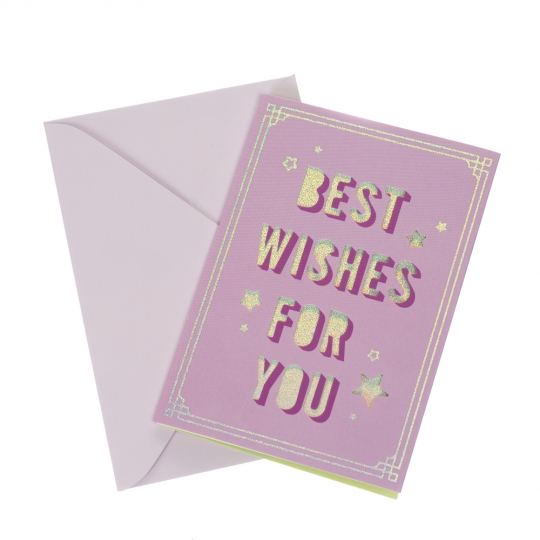 Листівка святкова "Shine" (13,5*9,5) з конвертом