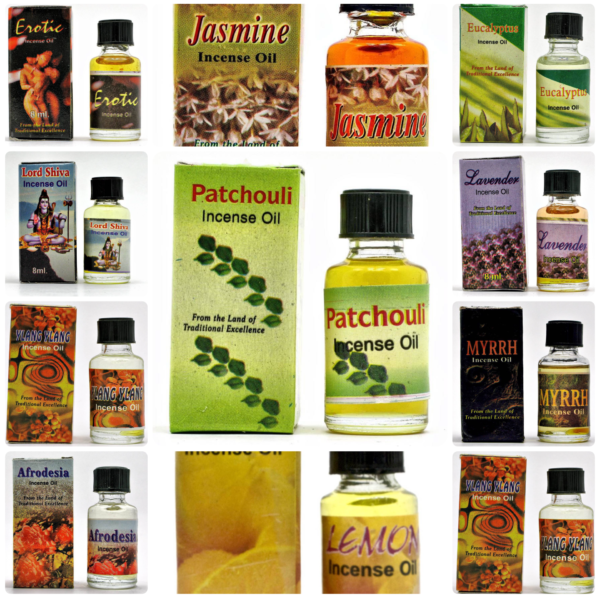 Ароматична ефірна олія Індія 8 мл в асортименті