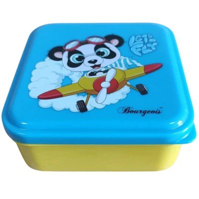 68360561-a306-4aef-bde7-0540d26a89e5.jpg Ланч-бокс Bourgeois "Панда" квадратний 490 мл