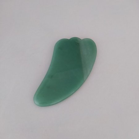 Масажер-скребок Гуаша Зелений Нефрит (натуральний)