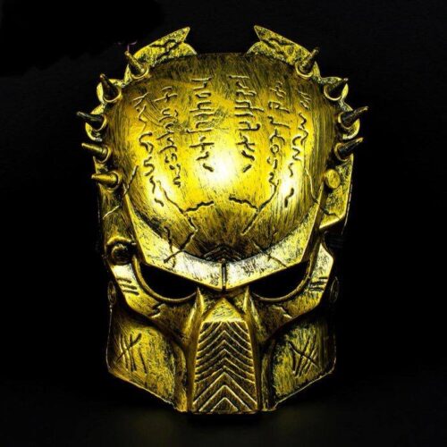 Маска на Хелловін "Хижак" золота