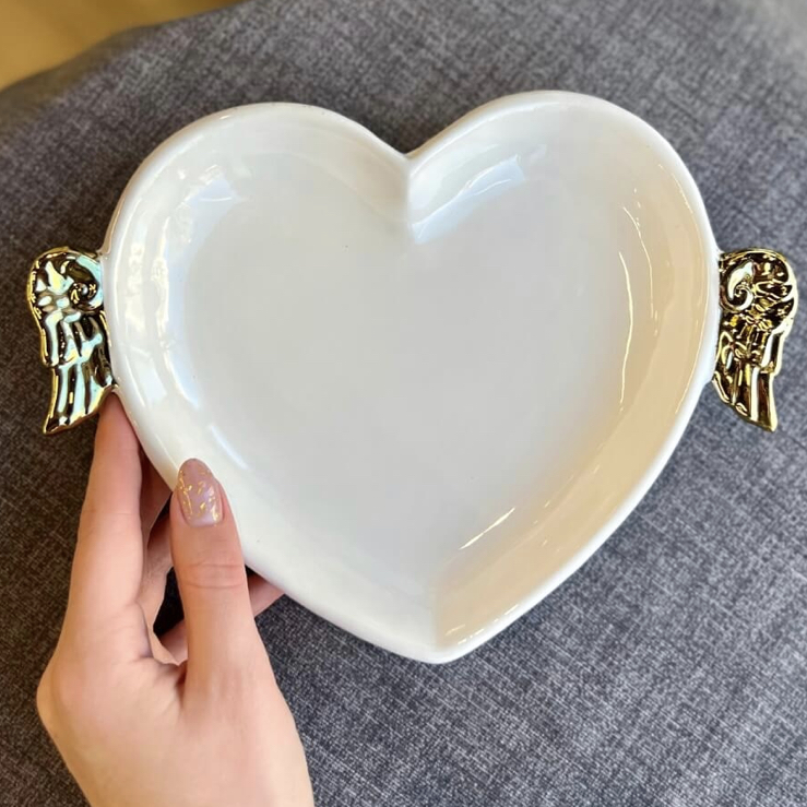 Блюдо/ Тарілка "Серце янгола" 21,9 см