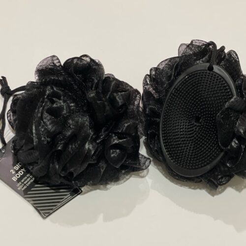 Мочалка для душу зі скрабуючою щіткою Primark чорна