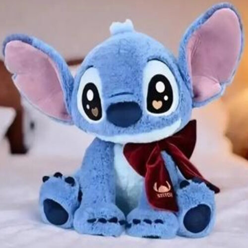 6b42ad13-67c4-4c0c-a66b-97ad4be44385.jpg М'яка іграшка-обнімашка плюшева "Стітч з бантом" 35 см