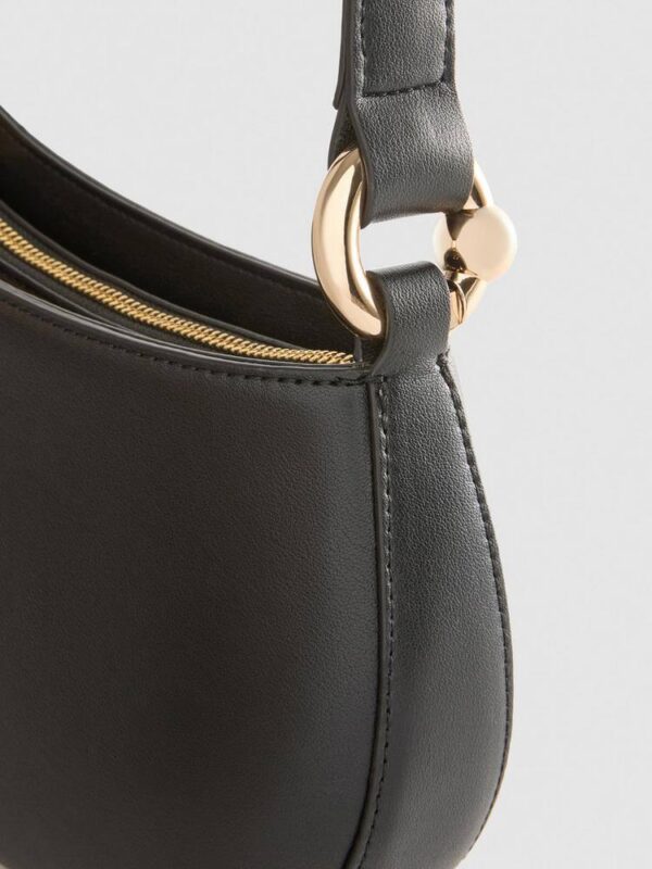 Сумочка на плече асиметрична Primark By Coleen з еко-шкіри чорна