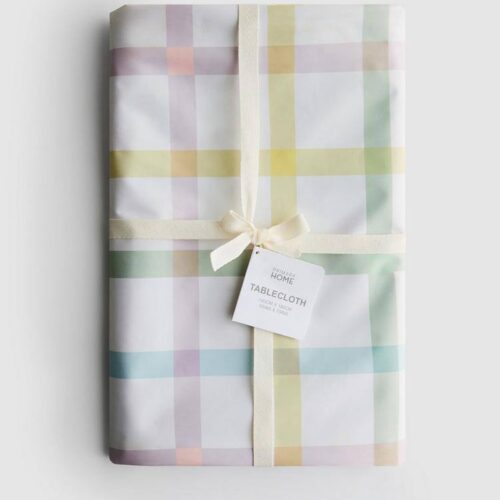 6eb011ce-dd55-44d6-9c8e-8ea3638d2461.jpg Скатертина "Весняна" Primark поліестер (140*180) біла в клітинку