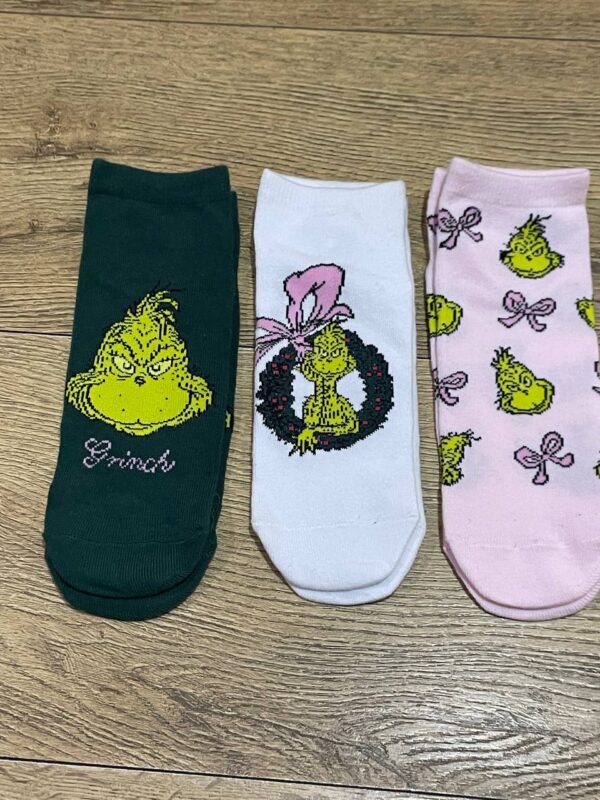 Шкарпетки жіночі Primark "Grinch/ Грінч" короткі