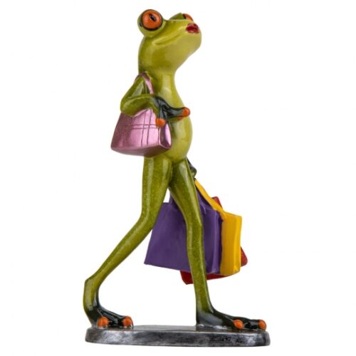 6f7aff75-e61f-4550-86e1-330ac9b105fc.jpg Статуетка "Жабка - Шопоголік" 18,5 см
