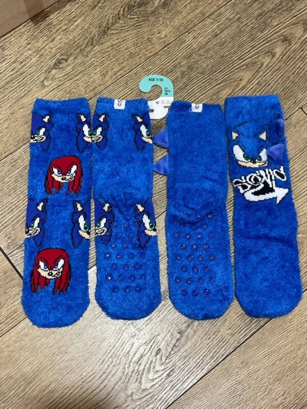 Шкарпетки домашні дитячі пухнасті Cosy "Sonic" Primark