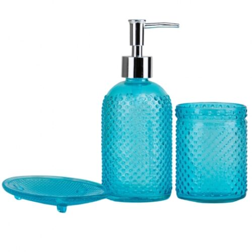 Набір для ванної кімнати "Аква" блакитний 3 шт
