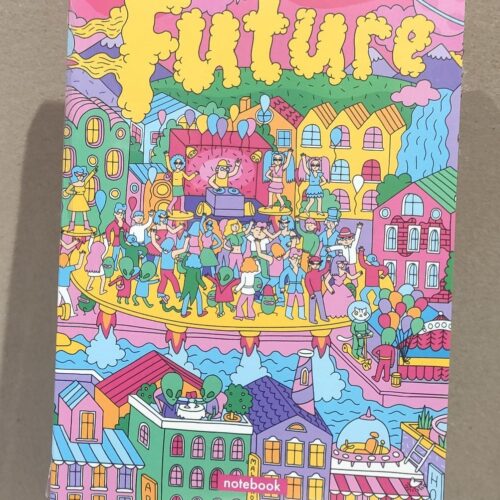 Блокнот "Місто майбутнього" Orner, червоний