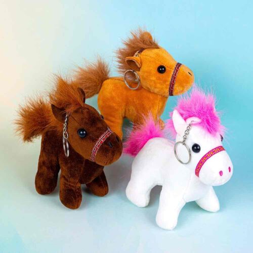 Іграшка-брелок плюшевий "Коник" 15 см
