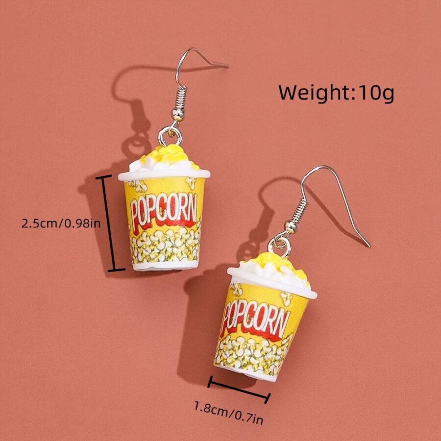 Сережки в стилі DIY "Попкорн/ Popcorn"