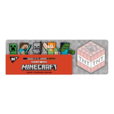 Індекс регістри YES "Minecraft" 55*15мм 6 диз. 20 арк.