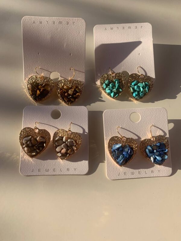 Сережки металеві "Серце"