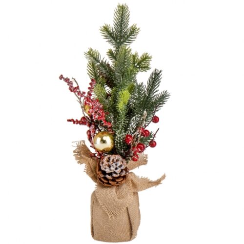 Новорічний декор "Ялинка/ Чарівна композиція" 40 см