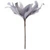 Декоративна квітка "Пуансетія" сіра 32 см