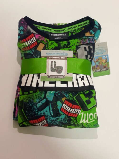 7469ac5a-9cb4-489b-be34-ef3518103ce5.jpg Піжама дитяча Primark "Minecraft" флісова велюр