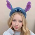 Обруч для волосся плюшевий "Stitch/ Стітч" мікс кольорів
