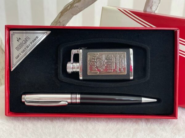 Набір чоловічий подарунковий "Moongrass" ручка/ запальничка (18*10*3 см)