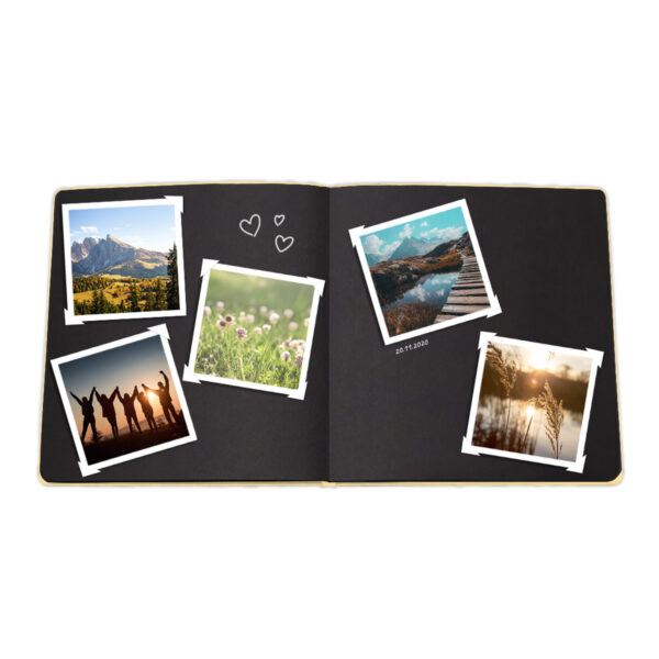 Фотоальбом квадратний "Тепло моментів" бежевий Orner