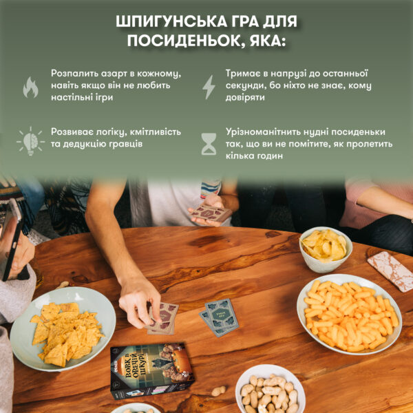 Гра для вечірок/компанії «Вовк в овечій шкурі» Orner