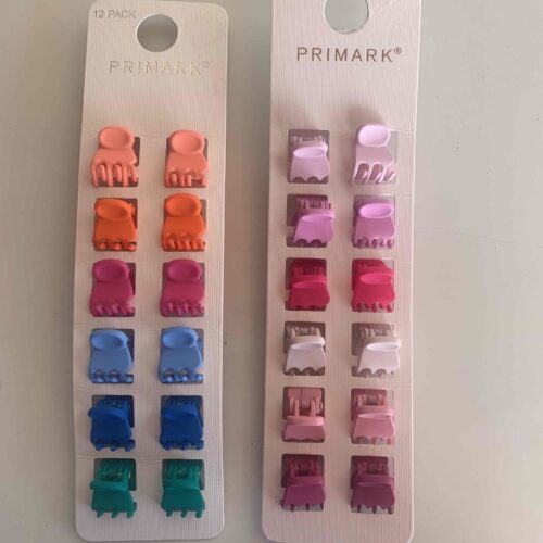 Міні-краб для воллосся Primark міні прозорий/кольоровий 1 шт