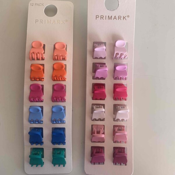 Міні-краб для воллосся Primark міні прозорий/кольоровий 1 шт
