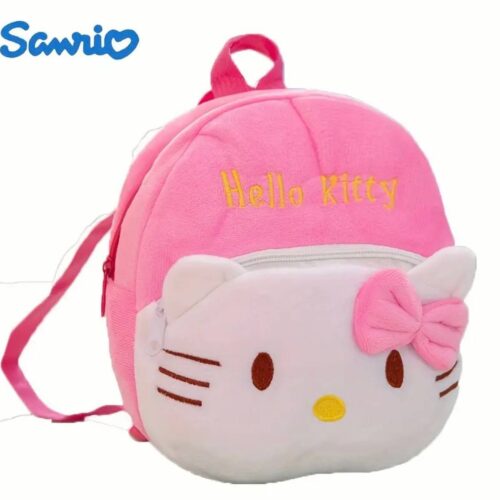 Рюкзак дитячий "Hello Kitty" плюшевий рожевий 23*20*8
