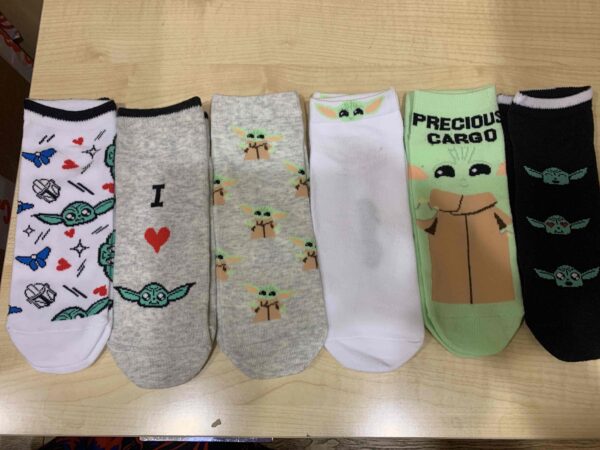 Шкарпетки короткі "Star Wars/Йода/Grinch" Primark розмір 37-42