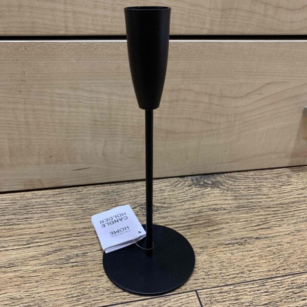 Підсвічник металевий на ніжці Primark чорний