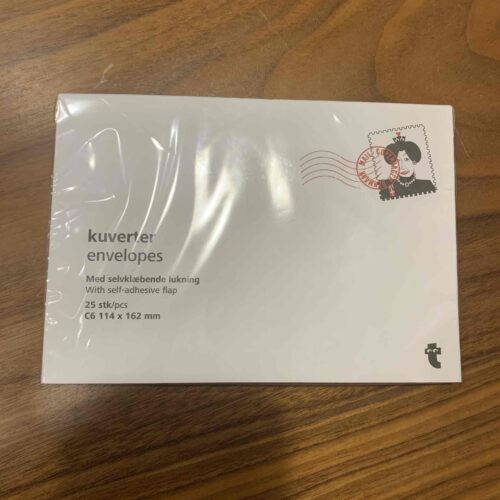 Конверт "Лист датської королеви" 1 шт