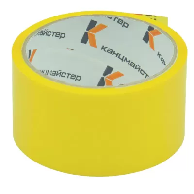 79a03f49-8723-49fe-94ff-b900f01877b8.png Скотч пакувальний "Канцмайстер" 48мм*35м (40мкм) жовтий