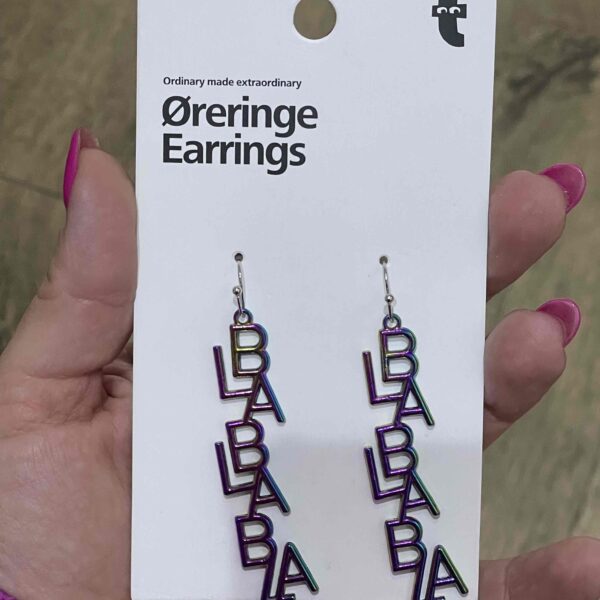 Сережки "BLA-BLA-BLA» Tiger