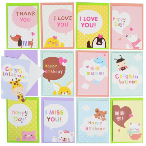 Листівка "Звірята" (12*21,5)