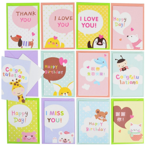 Листівка "Звірята" (12*21,5)