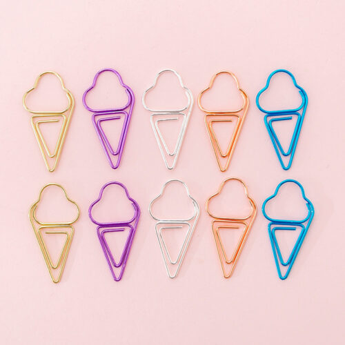 7adad34f-3584-4574-992e-e92e7ed7aa8d.jpg Скріпки канцелярські креативні, морозиво, 10 шт