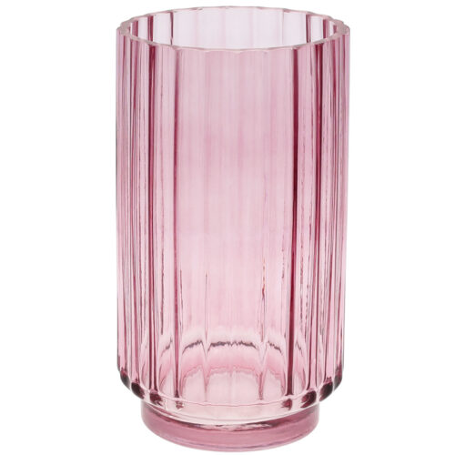 7d391fc7-0f24-41bc-87b4-53f7dcc7e633.jpg Ваза скляна "Манхеттен", 20см, рожевий