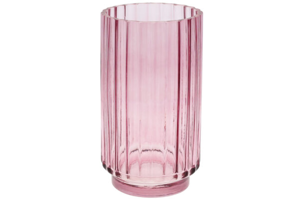 7d391fc7-0f24-41bc-87b4-53f7dcc7e633.jpg Ваза скляна "Манхеттен", 20см, рожевий